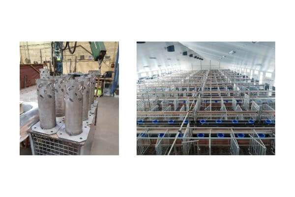 équipements inox pour veaux